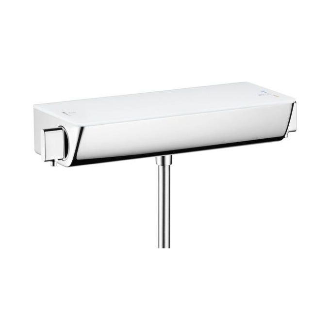 Hansgrohe Ecostat 13161 Miscelat. Termostatico Doccia Esterna Bianco-Cromo