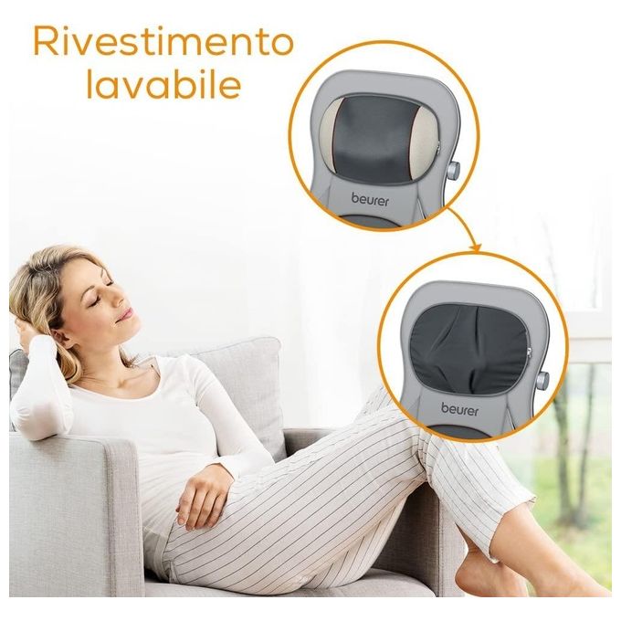 Beurer MG 320 HD Coprisedile per Massaggio Shiatsu 3-in-1