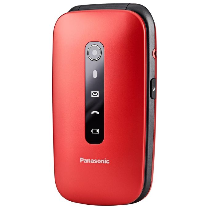 Panasonic KX - TU550EXR Telefono 4G Cellulare Senior Rosso - Yeppon