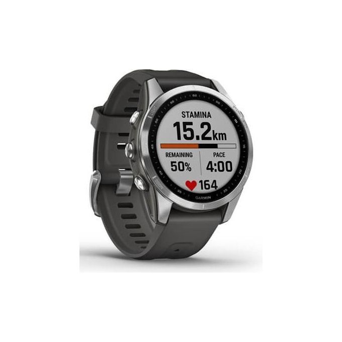 Garmin Fenix 7S Standard Edition 42mm 1.2'' GPS Sport Salute Notifiche Silver - Graphite