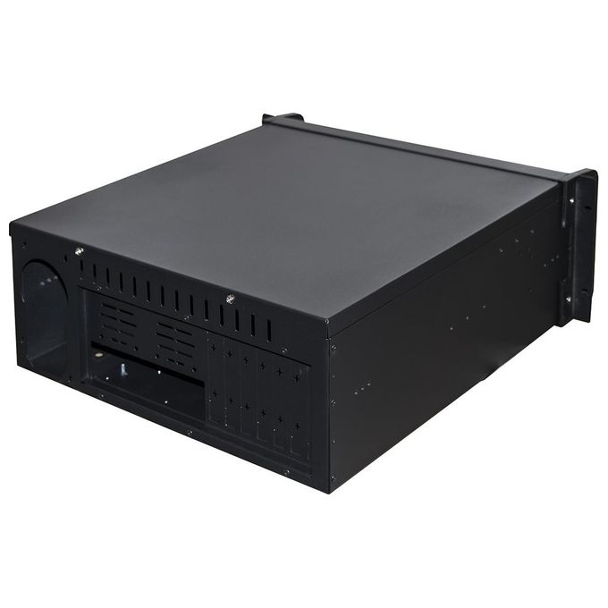 Link Chassis per Server Installazione 19'' 4 Unita' con 3 Alloggiamenti 5,25'' + 6 da 3,5'' Nero