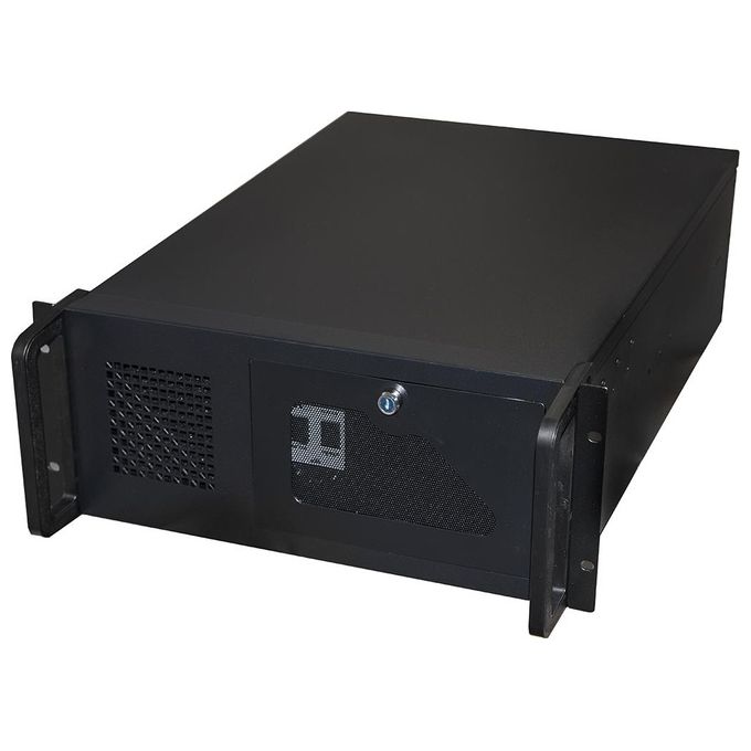 Link Chassis per Server Installazione 19'' 4 Unita' con 3 Alloggiamenti 5,25'' + 6 da 3,5'' Nero