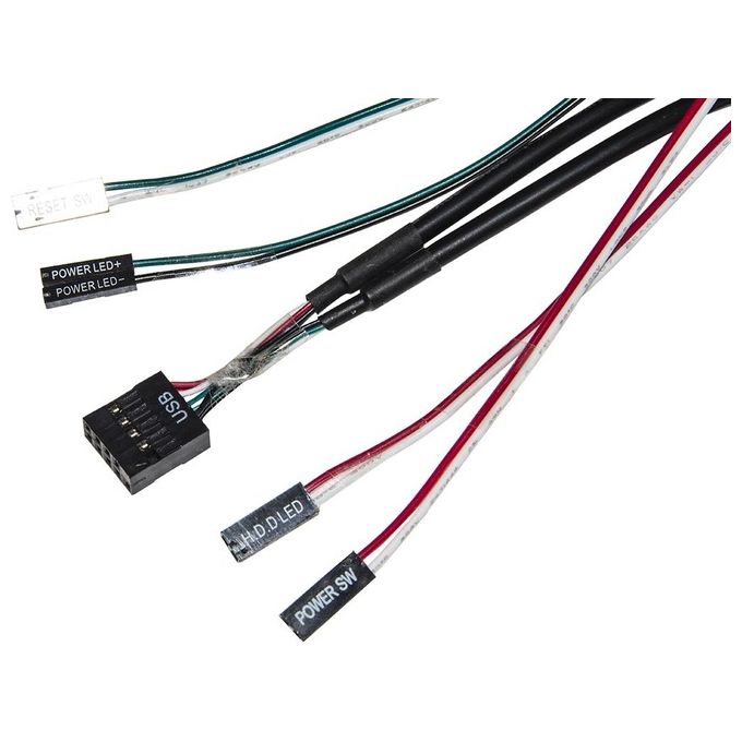 Link Chassis per Server Installazione 19'' 4 Unita' con 3 Alloggiamenti 5,25'' + 6 da 3,5'' Nero