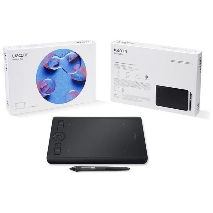 Wacom Intuos Pro (S) Tavoletta Grafica 5080 lpi 160x100mm USB-Bluetooth Nero