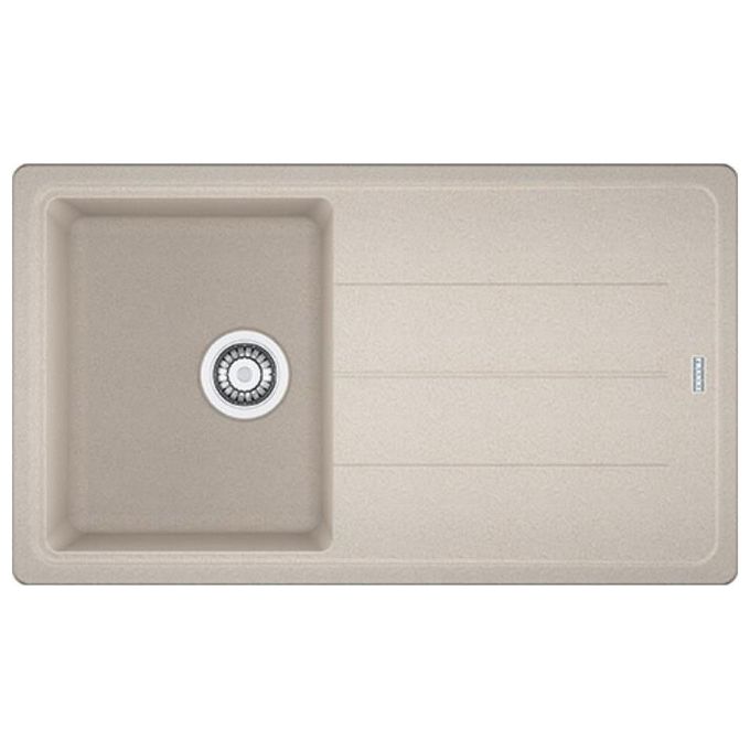 Franke Boston BFG 611-86 Lavello Fragranite da incasso Gocciolatoio Reversibile 1 Vasca Sahara 86x50cm 114.0370.150