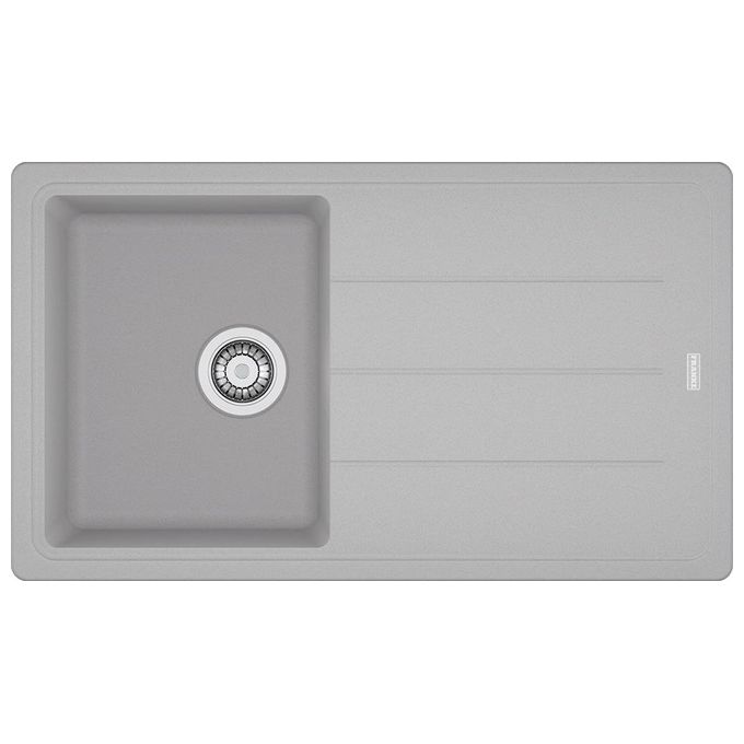 Franke Boston  BFG 611-86 Lavello Fragranite da incasso Gocciolatoio Reversibile 1 Vasca Alluminio 86x50cm 114.0370.204