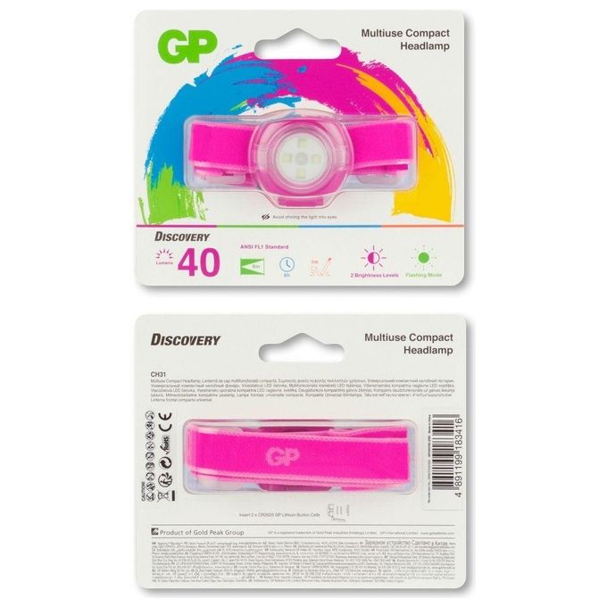 GP Lighting CH31 Torcia a Fascia Rosa Led
