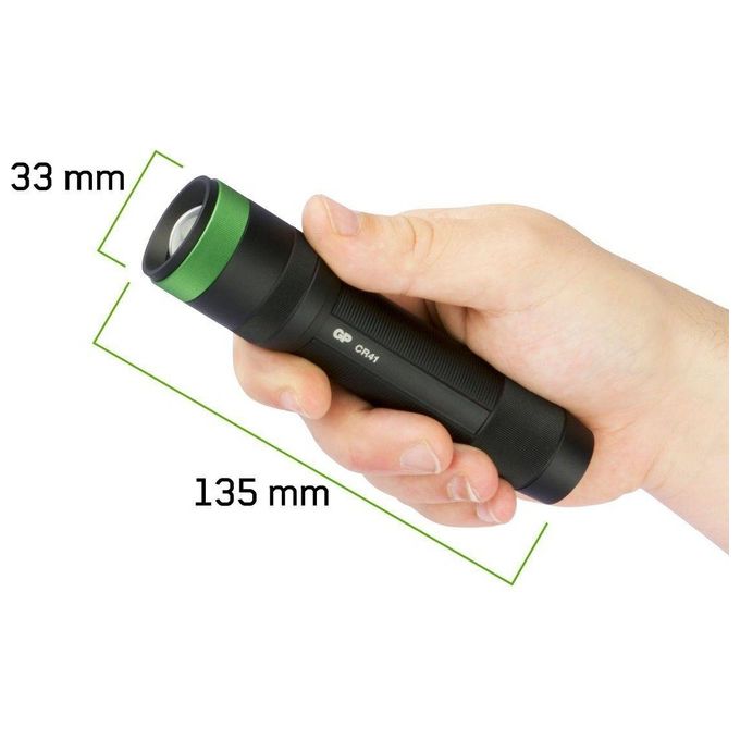 GP Lighting CR41 Torcia a Mano Nero Led
