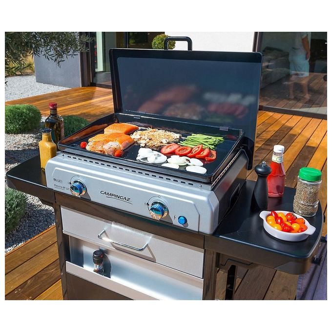 Campingaz Barbecue Plancha Blue Flame lnox