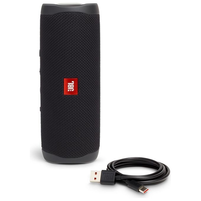 JBL Flip 5 Black Partyboost Cassa Wireless Nero