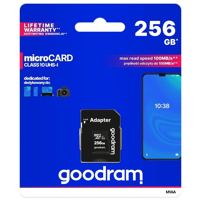 Goodram M1AA 256 GB MicroSDXC UHS-I