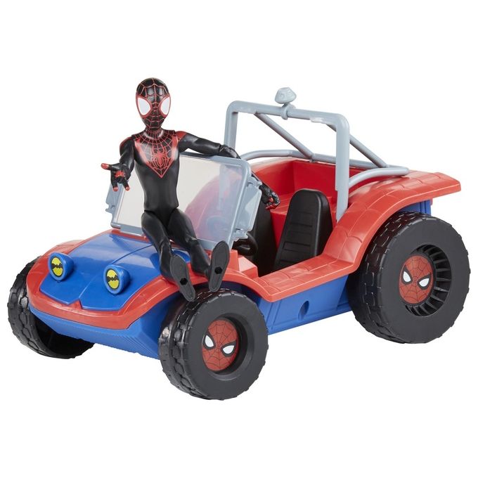 Hasbro Playset Spiderman Macchina Micke Morales e Spider Ham