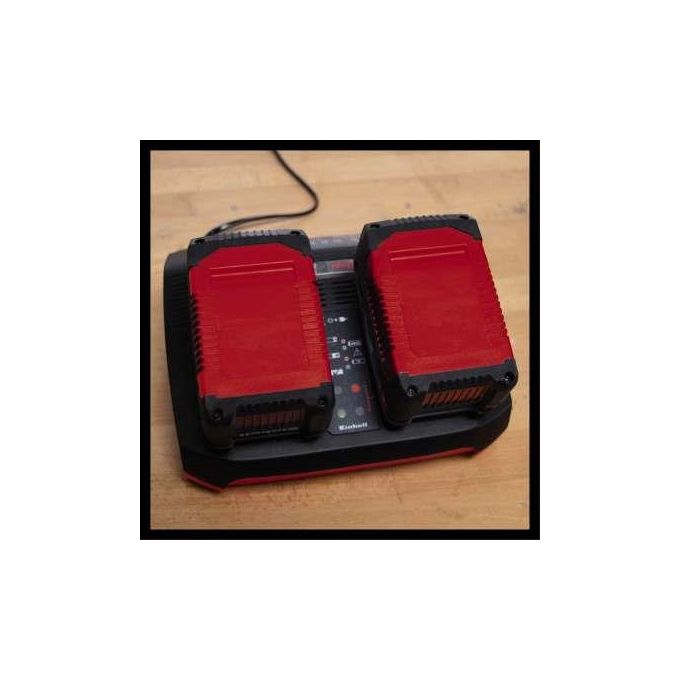 Einhell Power X-Twincharger Starter Kit Con 2 Batterie Da 18V-3Ah