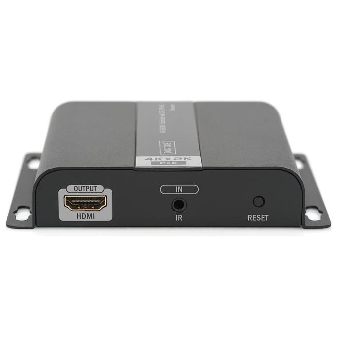 Digitus Ricevitore per Estensore DS55124 4K Hdmi via Cavo di Rete anche per IP Poe 120mt