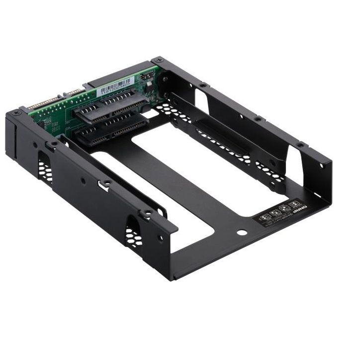 Qnap QDA-A2AR Contenitore di Unita' di Archiviazione Enclosure Hdd-Ssd Nero 2.5