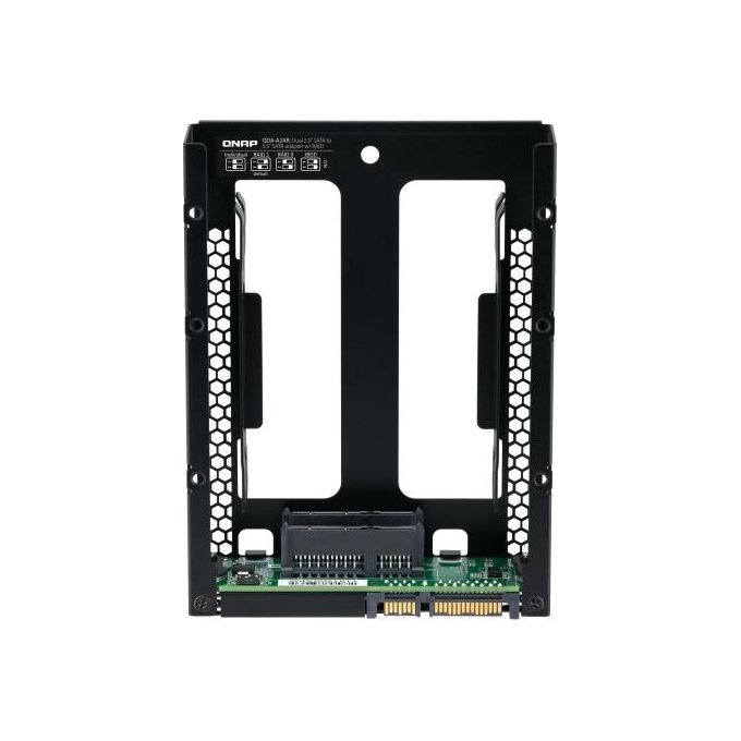 Qnap QDA-A2AR Contenitore di Unita' di Archiviazione Enclosure Hdd-Ssd Nero 2.5