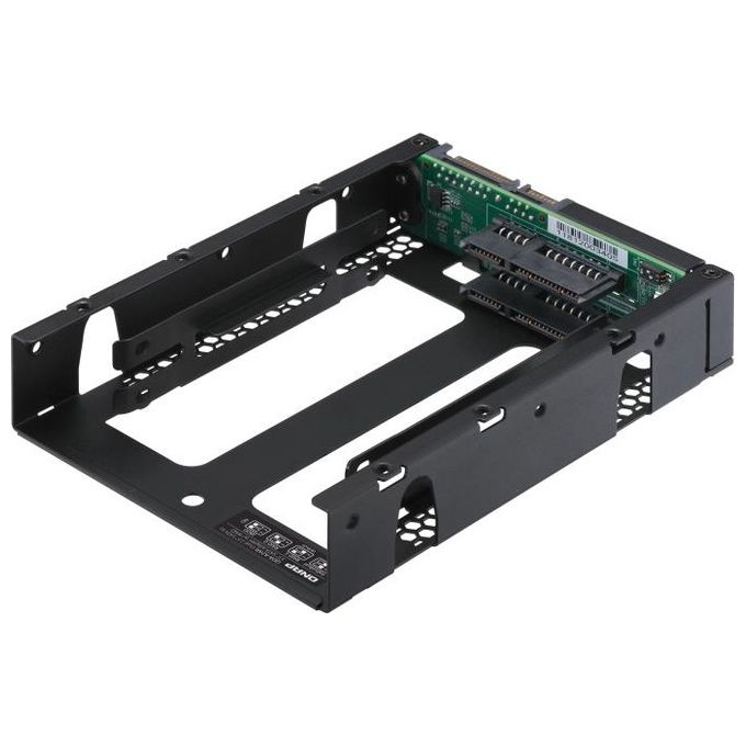 Qnap QDA-A2AR Contenitore di Unita' di Archiviazione Enclosure Hdd-Ssd Nero 2.5
