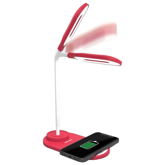 Pantone Wireless Charger Lamp Mini Rosso