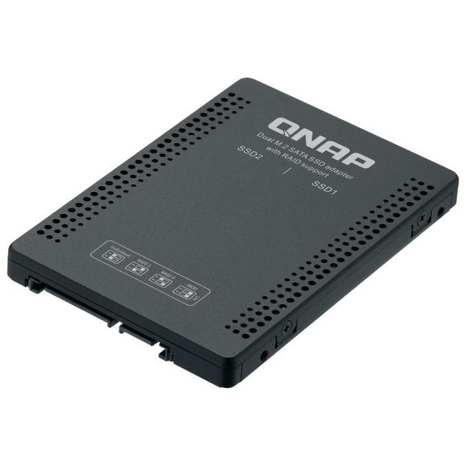 Qnap QDA-A2MAR Contenitore di Unita' di Archiviazione Box Esterno Ssd Nero M.2