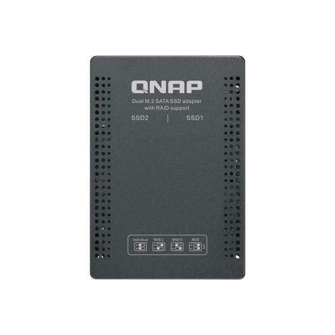 Qnap QDA-A2MAR Contenitore di Unita' di Archiviazione Box Esterno Ssd Nero M.2