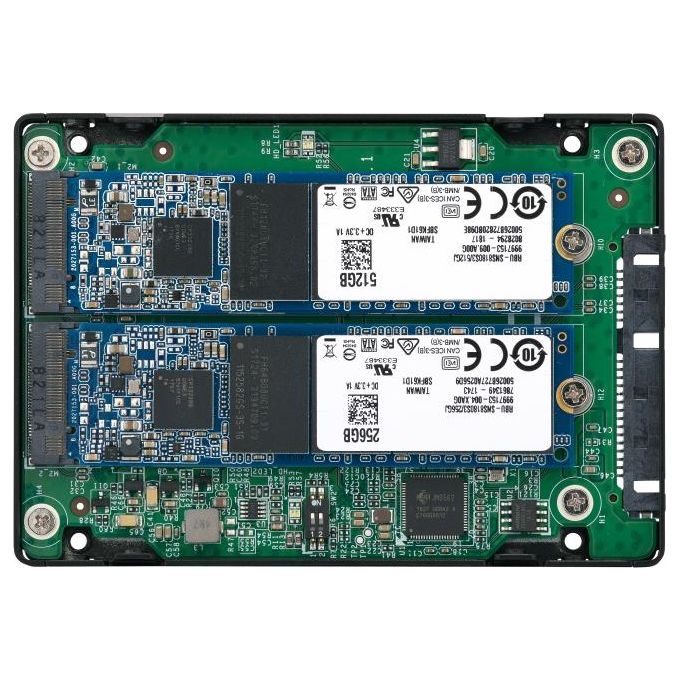 Qnap QDA-A2MAR Contenitore di Unita' di Archiviazione Box Esterno Ssd Nero M.2