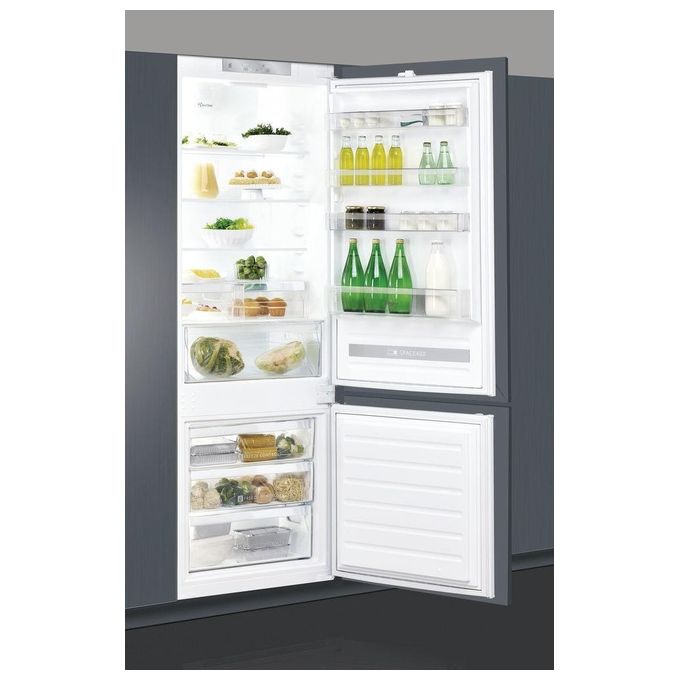 Whirlpool SP40 800 Frigorifero Combinato da Incasso Capacita' 401 Litri Classe energetica A+ LessFrost Tecnologia 6 Senso 193,5 cm