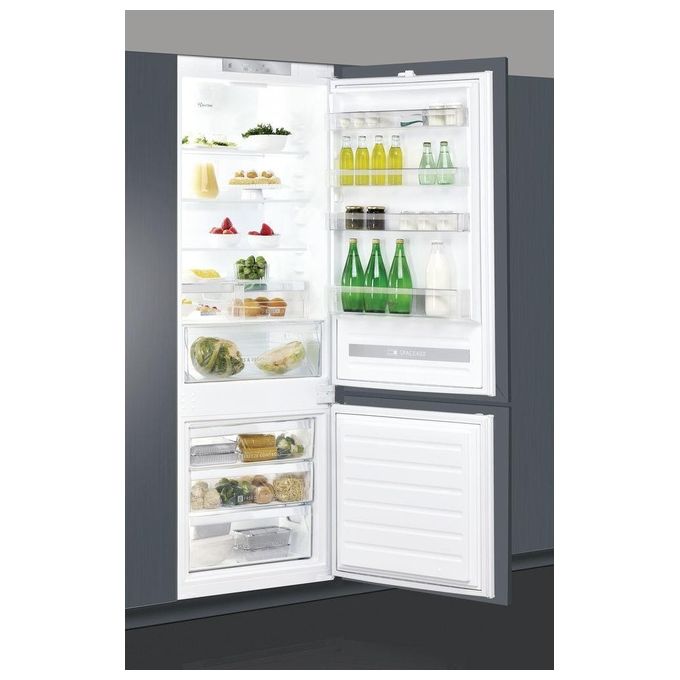 Whirlpool SP40 800 Frigorifero Combinato da Incasso Capacita' 401 Litri Classe energetica A+ LessFrost Tecnologia 6 Senso 193,5 cm