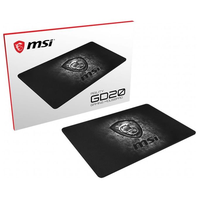 MSI Agility GD20 Grigio Tappetino per Mouse da Gioco
