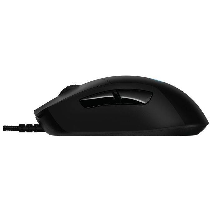 Logitech G403 HERO 16K, mouse gaming, LIGHTSYNC RGB, leggero 87 g + 10 g opzionale, cavo intrecciato, 16.000 DPI