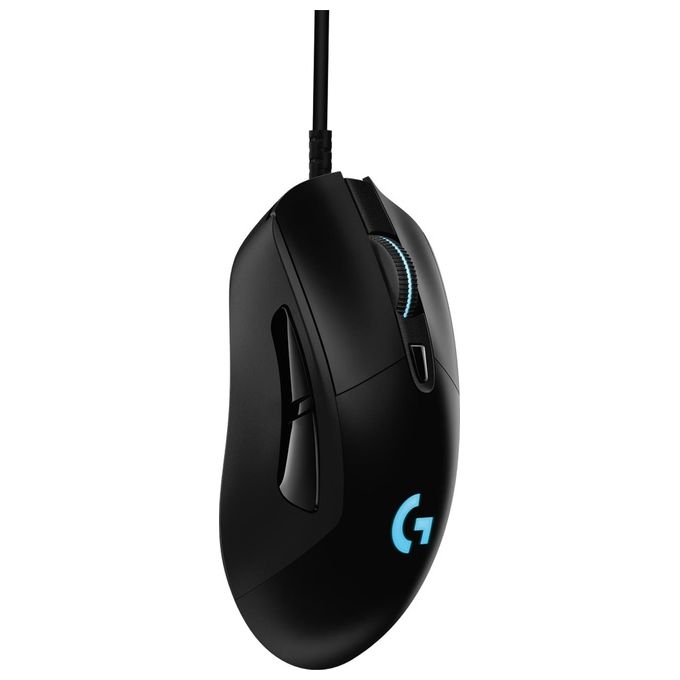Logitech G403 HERO 16K, mouse gaming, LIGHTSYNC RGB, leggero 87 g + 10 g opzionale, cavo intrecciato, 16.000 DPI