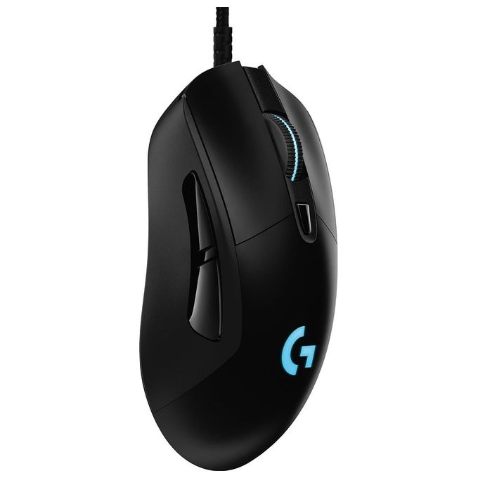 Logitech G403 HERO 16K, mouse gaming, LIGHTSYNC RGB, leggero 87 g + 10 g opzionale, cavo intrecciato, 16.000 DPI