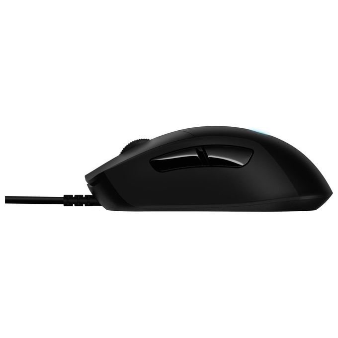 Logitech G403 HERO 16K, mouse gaming, LIGHTSYNC RGB, leggero 87 g + 10 g opzionale, cavo intrecciato, 16.000 DPI