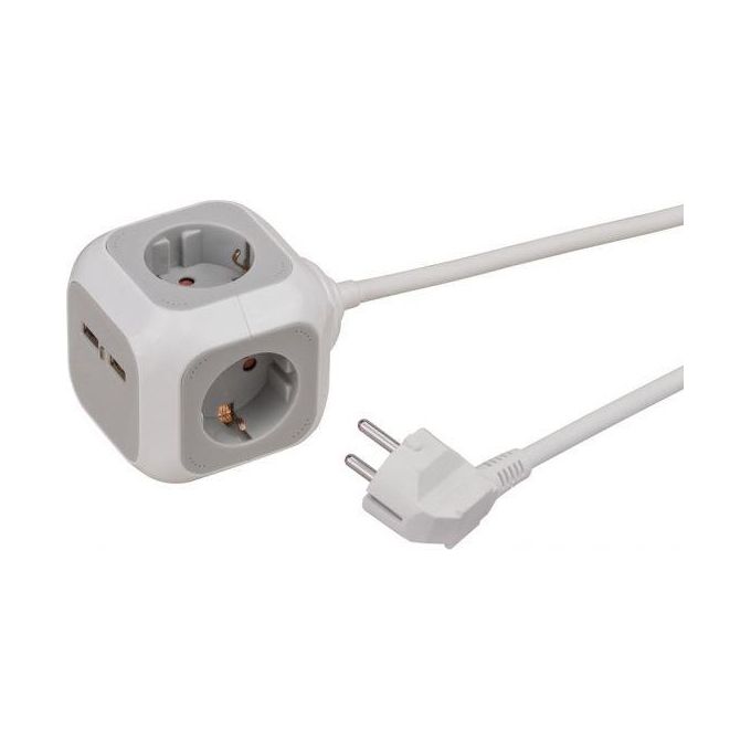 Brennenstuhl USB-Charger 4-Fold Socket Cube