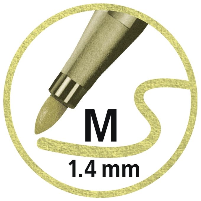 Pennarello Premium Metallizzato - STABILO Pen 68 metallic - Argento