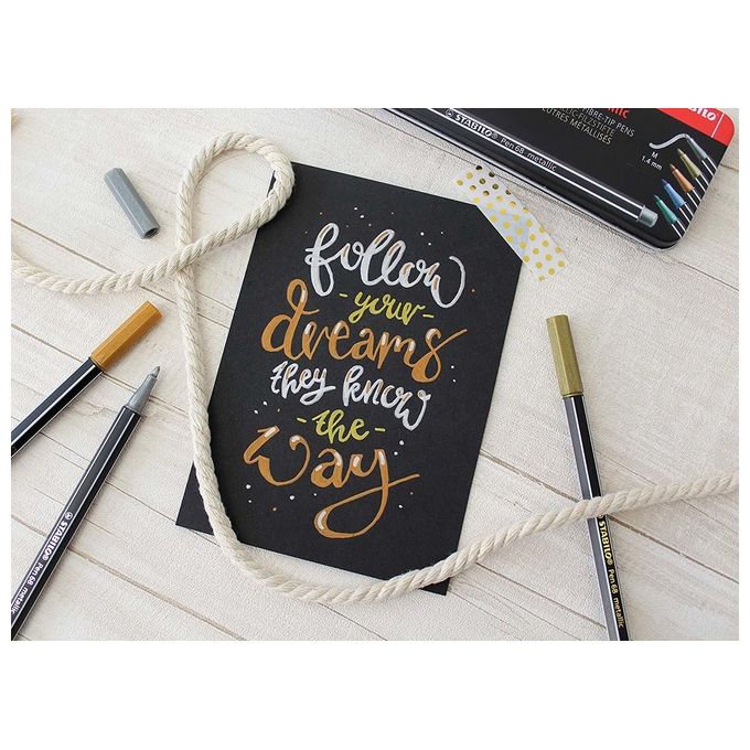 Stabilo Pen 68 Metallic Oro