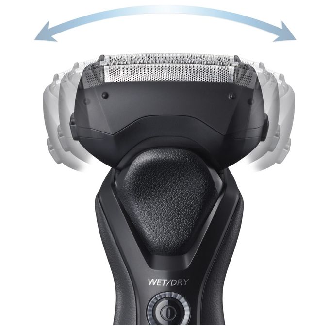 Panasonic ES-RT37-K503 Rasoio Uomo WetandDry a 3 Lame Lavabile Nero