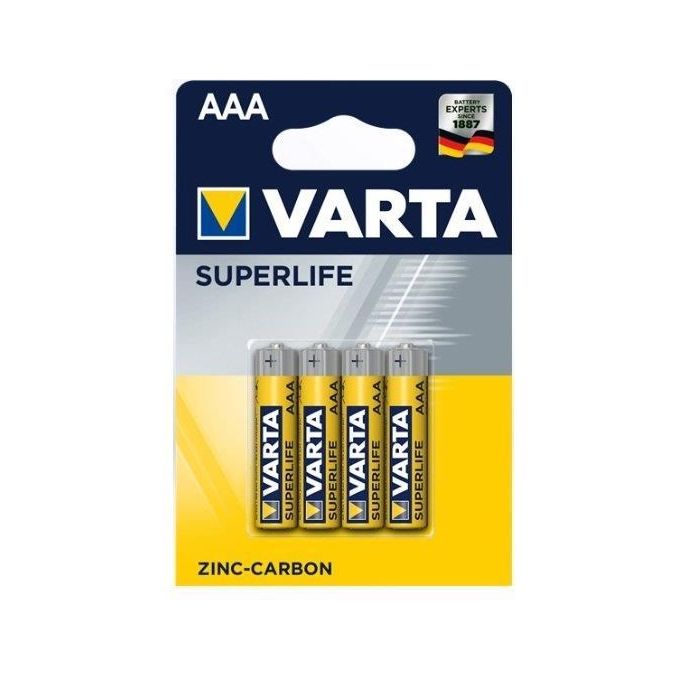 Varta Ministilo AAA Superlife 4 Pezzi Zinco-Carbone