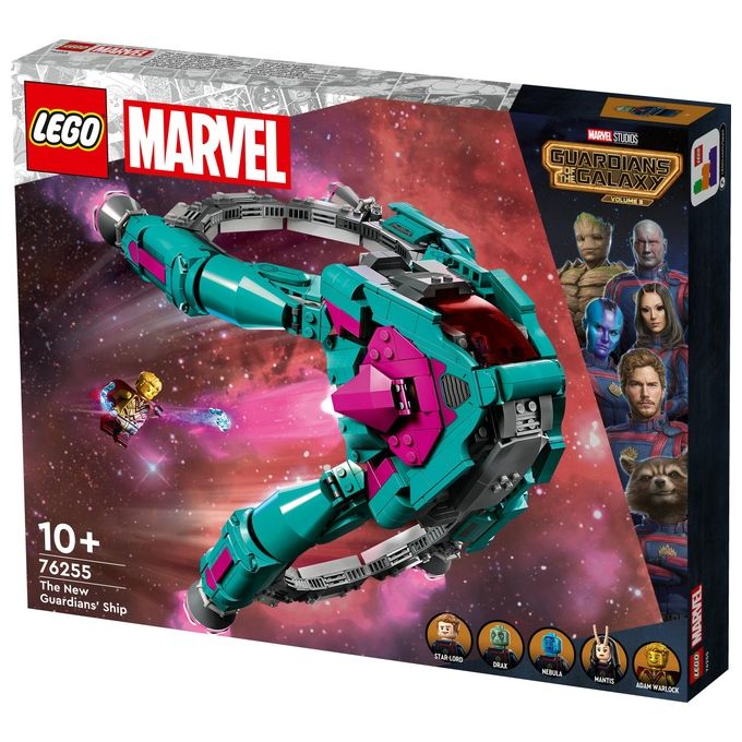 LEGO 76255 L’Astronave dei Nuovi Guardiani Set da Costruzione 1108 pezzi colore Multicolore