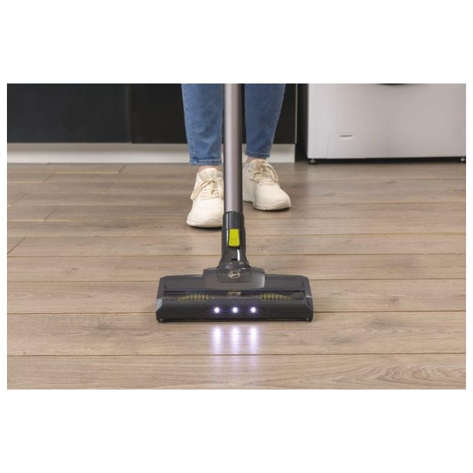 Hoover HF1 HF110H 011 Scopa Elettrica Senza Sacchetto 0.9 Litri 170W Argento-Rosso