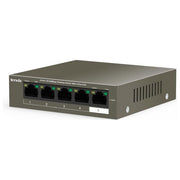 Tenda TEF1105P-4-63W Poe Switch Ethernet 5-Port 10-100 Mbps Cassa in Metallo