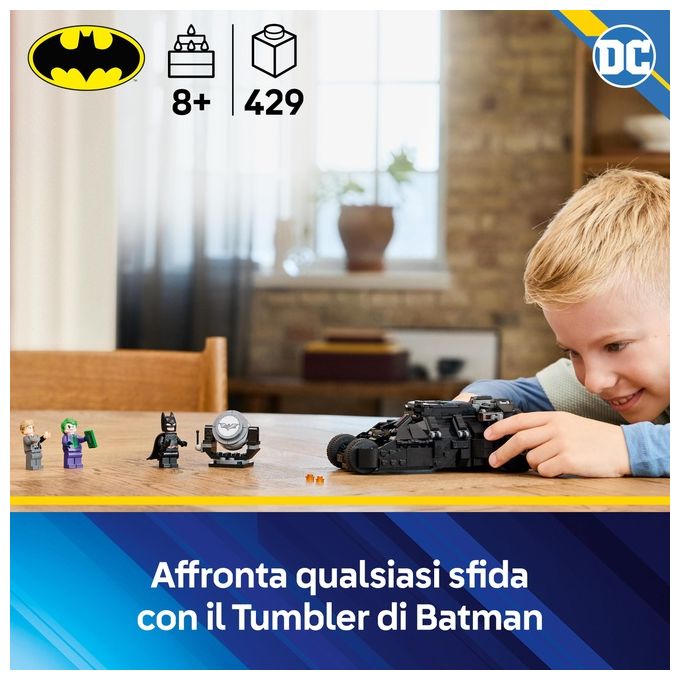 LEGO 76303 Tumbler di Batman Contro Two-Face e The Joker Set da Costruzione 429 pezzi colore Multicolore