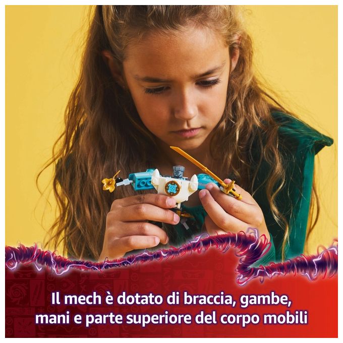 LEGO Kit Costruzione Mech di Battaglia Zane Ninjago 71827 Blocchi Costruibili Avventura Creativa