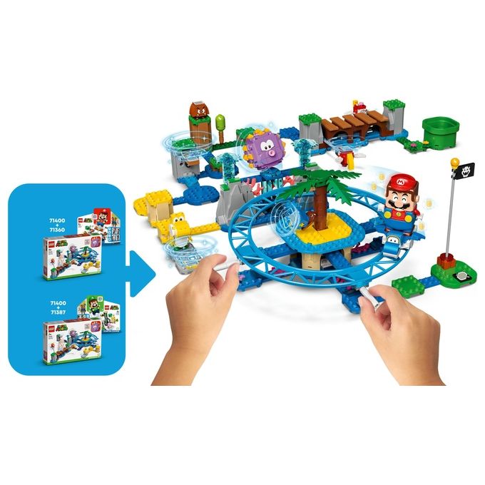 LEGO Super Mario Spiaggia del Ricciospino Gigante Expansion Set