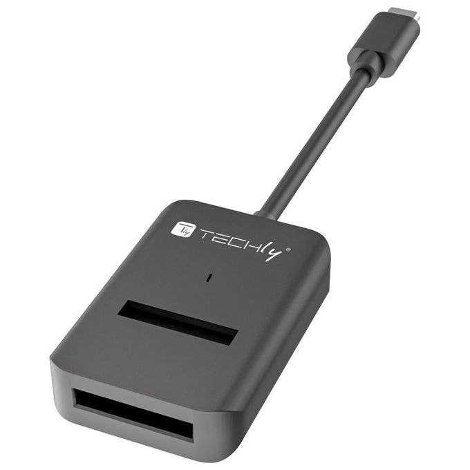 Techly Adattatore SSD da USB-C a NVMe-SATA M.2