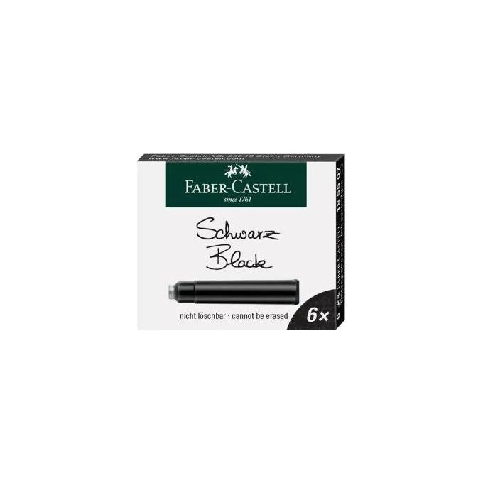 Faber Castell Cartucce per Penna Stilografica Nero