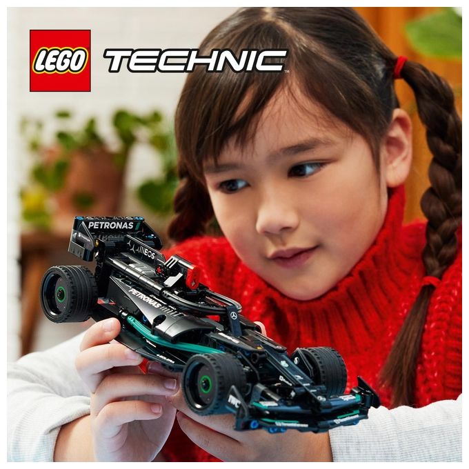 LEGO Technic 42165 Mercedes-AMG F1 W14 E Performance Pull-Back, Macchina Giocattolo da Costruire, Gioco Creativo per Bambini 7+
