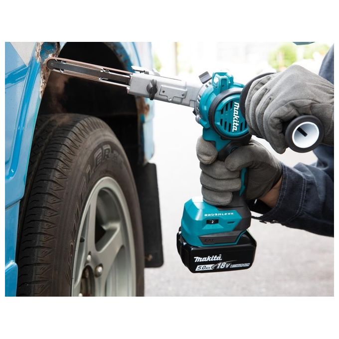 Makita Dbs180Rtj Levigatrice A Nastro 18V - Bl