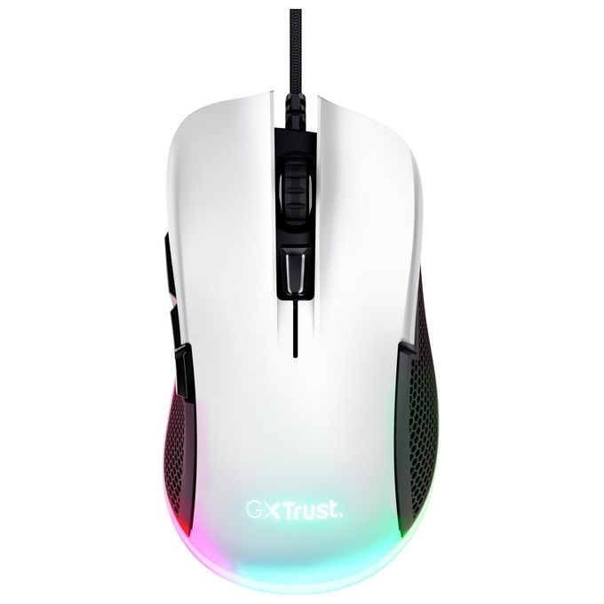 Trust GXT 922W YBAR Mouse Mano Destra Usb Tipo A Ottico 7200 Dpi