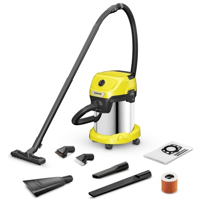 Karcher WD 3 S V-17-4-20 Aspiratore Solidi-Liquidi Funzione Soffiante 1000W 17 Litri