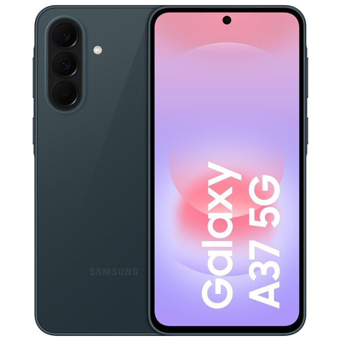 Samsung SM-A376B Galaxy A37 5G Smartphone 8 GB RAM 256 GB Display 6.7'' Super AMOLED 50 MP 5000 mAh colore Grigio Verde